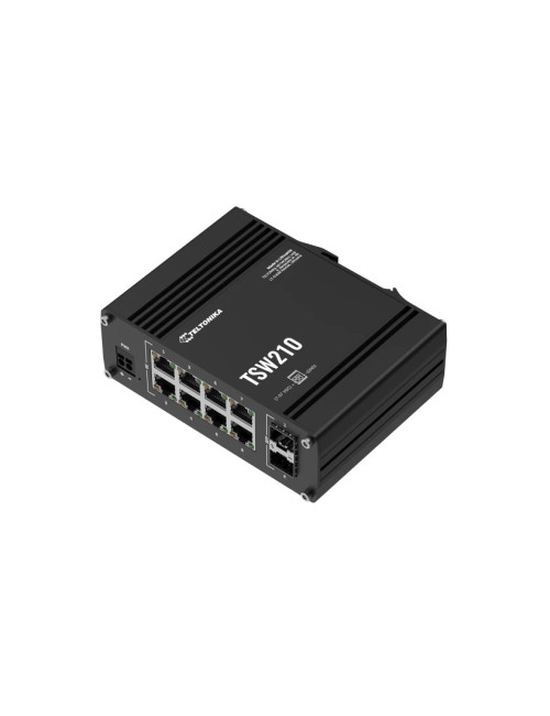 Teltonika Switch 8 GbE, 2 SFP ports | TSW210