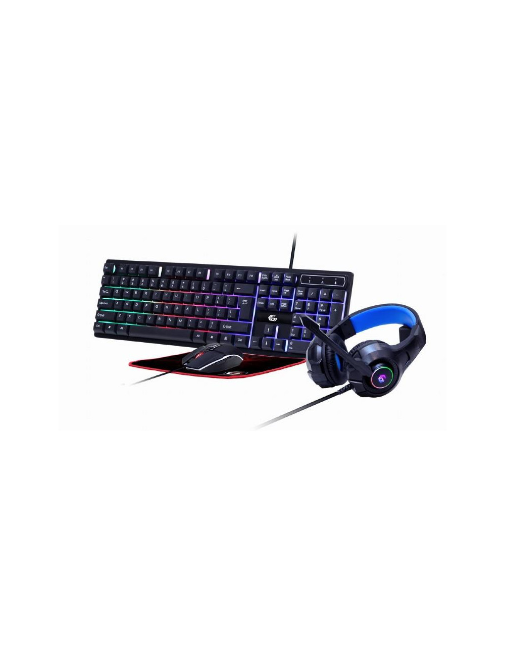 KEYBOARD USB GAMING KIT ENG/GHOST GGS-UMGL4-02 GEMBIRD