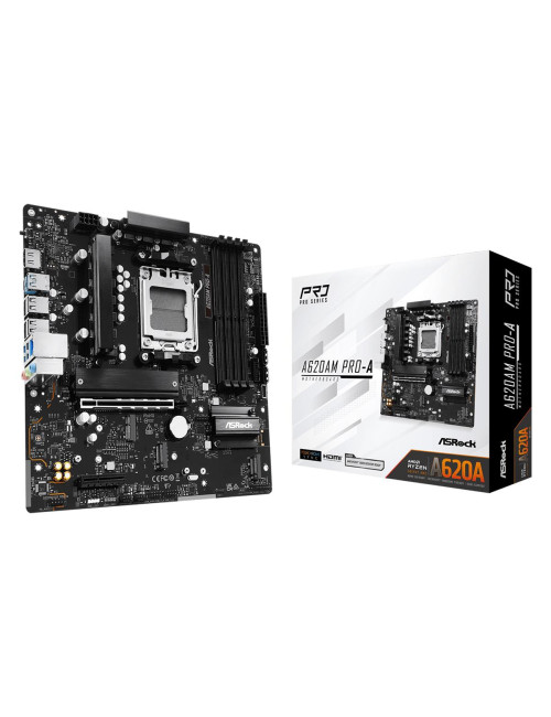 Mainboard|ASROCK|AMD A620A|SAM5|Micro-ATX|Memory DDR5|Memory slots 4|A620AMPRO-A