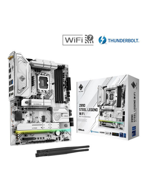 Mainboard|ASROCK|Intel Z890|LGA1851|ATX|Memory DDR5|Memory slots 4|Z890STEELLEGENDWIFI