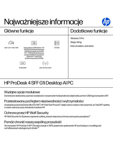 HP ProDesk 4 SFF G1i...