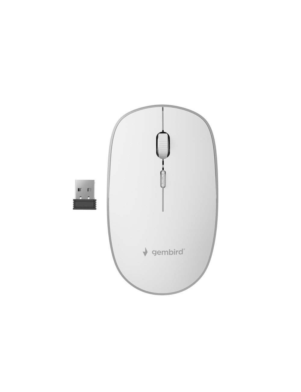 MOUSE USB OPTICAL WRL/WHITE MUSW-4B-01-W GEMBIRD