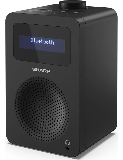 Sharp DR-430(BK) Digital Radio, FM/DAB/DAB+, Bluetooth 5.0, Midnight Black | Sharp | Digital Radio | DR-430(BK) | Bluetooth | Mi