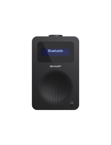 Sharp DR-430(BK) Digital Radio, FM/DAB/DAB+, Bluetooth 5.0, Midnight Black | Sharp | Digital Radio | DR-430(BK) | Bluetooth | Mi