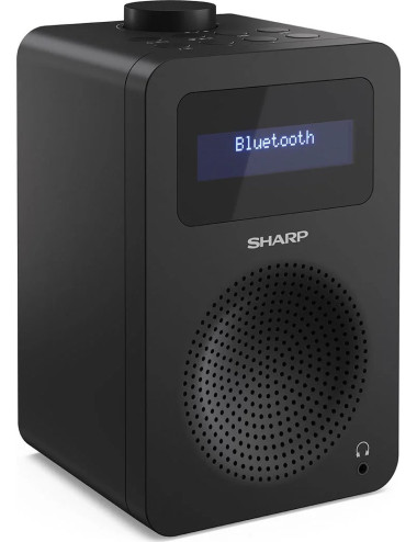 Sharp DR-430(BK) Digital Radio, FM/DAB/DAB+, Bluetooth 5.0, Midnight Black | Sharp | Digital Radio | DR-430(BK) | Bluetooth | Mi