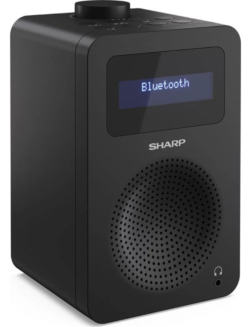 Sharp DR-430(BK) Digital Radio, FM/DAB/DAB+, Bluetooth 5.0, Midnight Black | Sharp | Digital Radio | DR-430(BK) | Bluetooth | Mi