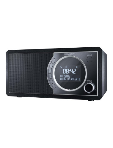 Sharp DR-450(BK) Digital Radio, FM/DAB/DAB+, Bluetooth 4.2, Alarm function, Midnight Black | Sharp | Digital Radio | DR-450(BK) 
