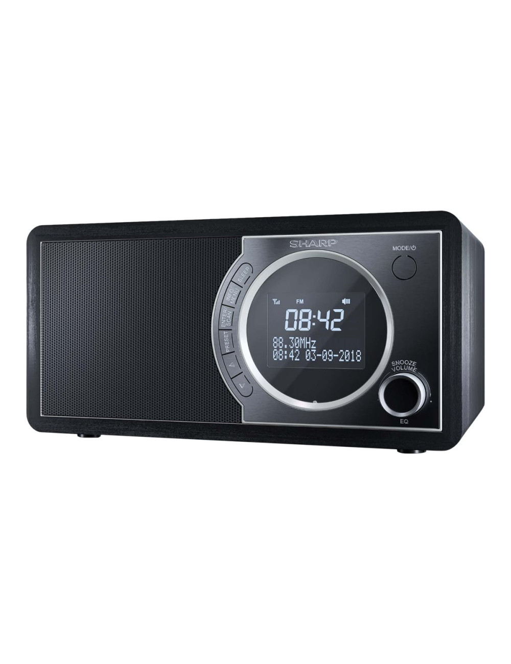 Sharp DR-450(BK) Digital Radio, FM/DAB/DAB+, Bluetooth 4.2, Alarm function, Midnight Black | Sharp | Digital Radio | DR-450(BK) 