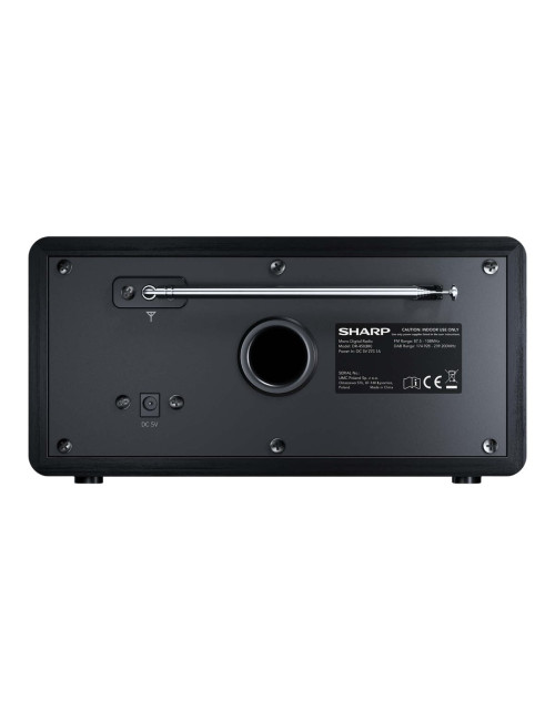 Sharp DR-450(BK) Digital Radio, FM/DAB/DAB+, Bluetooth 4.2, Alarm function, Midnight Black | Sharp | Digital Radio | DR-450(BK) 