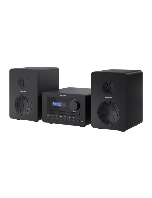 Sharp XL-B520D(BK) Tokyo Hi-Fi Micro System 2.0, FM/DAB/DAB+/USB, CD, Bluetooth 5.0, Aux-in, Black | Sharp | Tokyo Hi-Fi Micro S