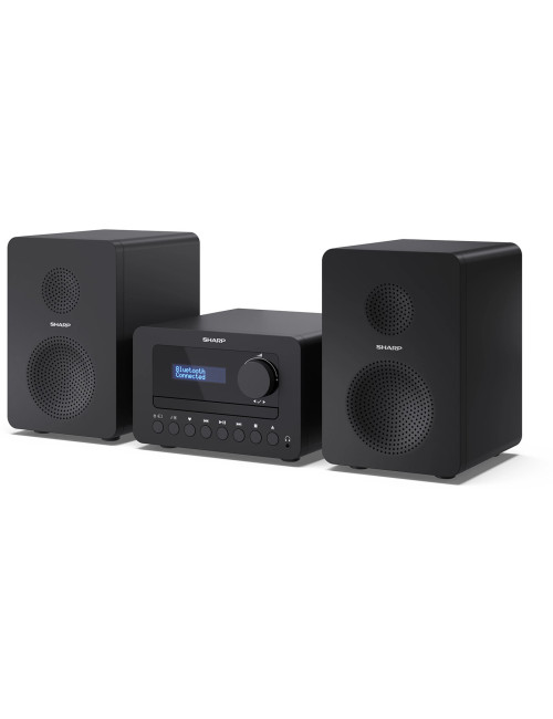 Sharp XL-B520D(BK) Tokyo Hi-Fi Micro System 2.0, FM/DAB/DAB+/USB, CD, Bluetooth 5.0, Aux-in, Black | Sharp | Tokyo Hi-Fi Micro S