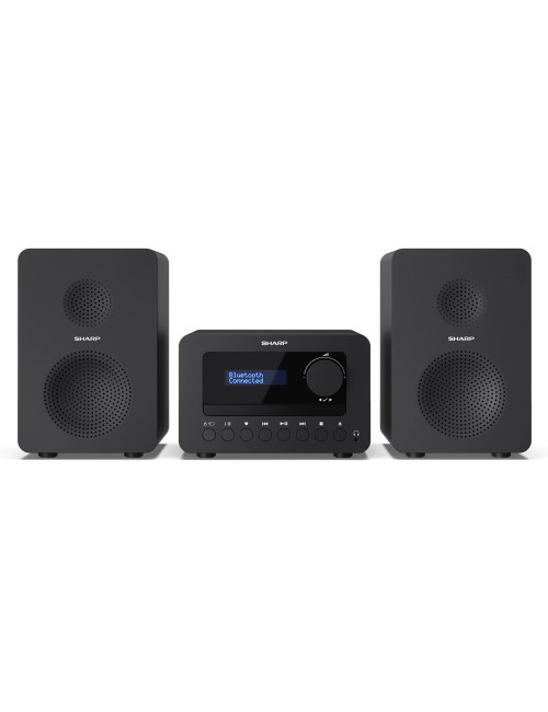 Sharp XL-B520D(BK) Tokyo Hi-Fi Micro System 2.0, FM/DAB/DAB+/USB, CD, Bluetooth 5.0, Aux-in, Black | Sharp | Tokyo Hi-Fi Micro S