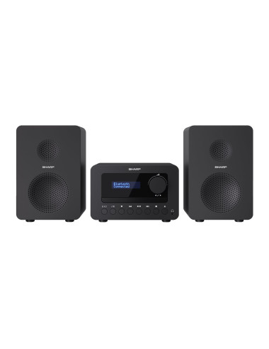 Sharp XL-B520D(BK) Tokyo Hi-Fi Micro System 2.0, FM/DAB/DAB+/USB, CD, Bluetooth 5.0, Aux-in, Black | Sharp | Tokyo Hi-Fi Micro S