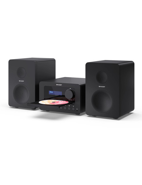 Sharp XL-B520D(BK) Tokyo Hi-Fi Micro System 2.0, FM/DAB/DAB+/USB, CD, Bluetooth 5.0, Aux-in, Black | Sharp | Tokyo Hi-Fi Micro S
