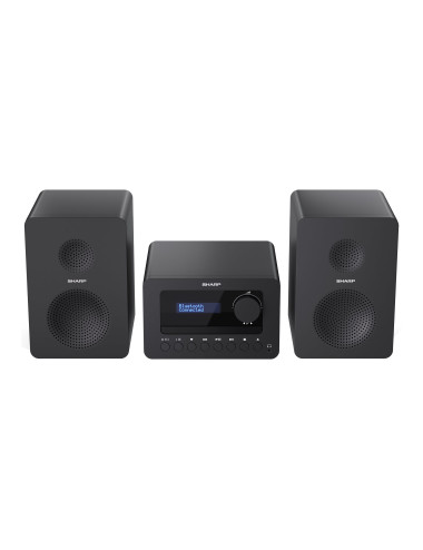 Sharp XL-B520D(BK) Tokyo Hi-Fi Micro System 2.0, FM/DAB/DAB+/USB, CD, Bluetooth 5.0, Aux-in, Black | Sharp | Tokyo Hi-Fi Micro S