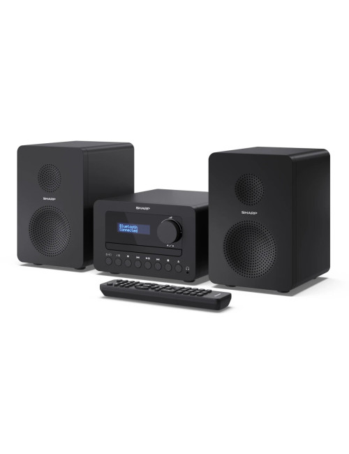 Sharp XL-B520D(BK) Tokyo Hi-Fi Micro System 2.0, FM/DAB/DAB+/USB, CD, Bluetooth 5.0, Aux-in, Black | Sharp | Tokyo Hi-Fi Micro S