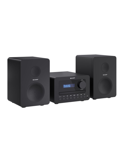 Sharp XL-B520D(BK) Tokyo Hi-Fi Micro System 2.0, FM/DAB/DAB+/USB, CD, Bluetooth 5.0, Aux-in, Black | Sharp | Tokyo Hi-Fi Micro S
