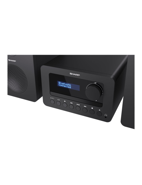 Sharp XL-B520D(BK) Tokyo Hi-Fi Micro System 2.0, FM/DAB/DAB+/USB, CD, Bluetooth 5.0, Aux-in, Black | Sharp | Tokyo Hi-Fi Micro S