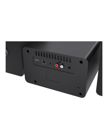 Sharp XL-B520D(BK) Tokyo Hi-Fi Micro System 2.0, FM/DAB/DAB+/USB, CD, Bluetooth 5.0, Aux-in, Black | Sharp | Tokyo Hi-Fi Micro S