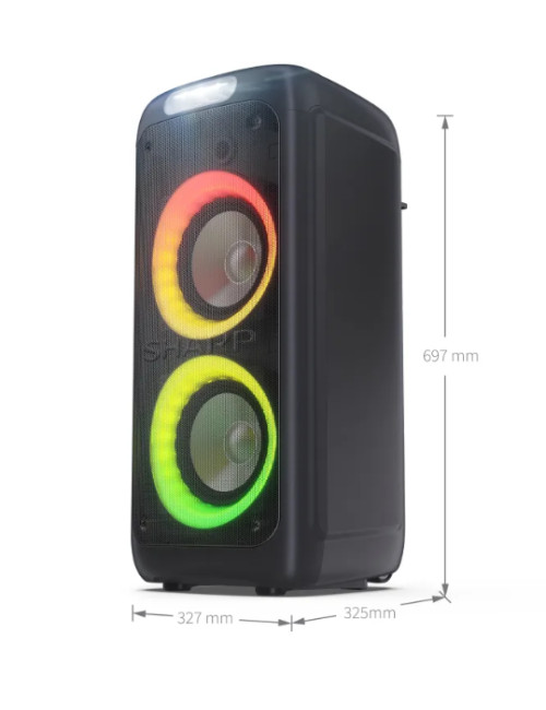 Sharp PS-949 Party Speaker with Built-in Battery | Sharp | Party Speaker | PS-949 XParty Street Beat | 132 W | Waterproof | Blue