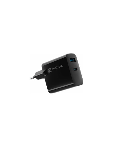 NATEC Charger Ribera GaN USB-A+USB-C 45W