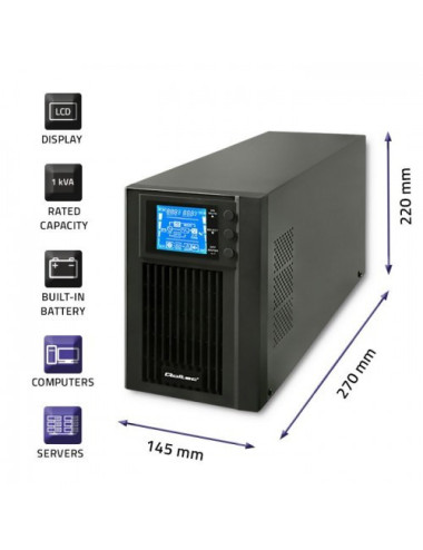 Qoltec - UPS - 800 Watt -...
