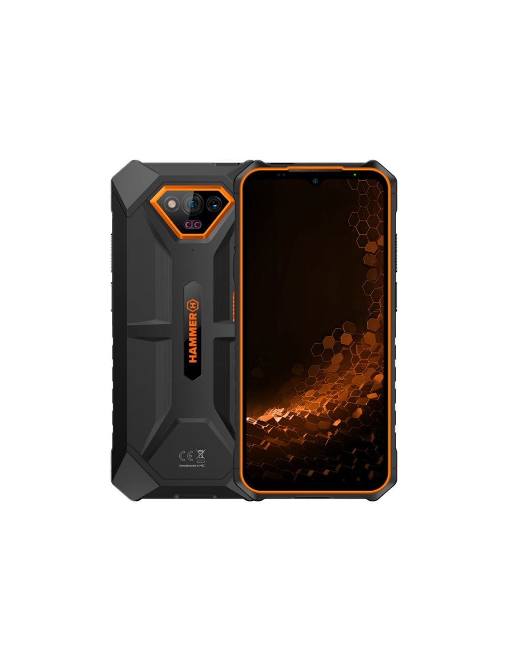 Hammer Iron | V | Orange | 6.5 " | IPS | 1600 x 720 pixels | Mediatek | Helio G36 | Internal RAM 6 GB | 64 GB | microSD | Dual S