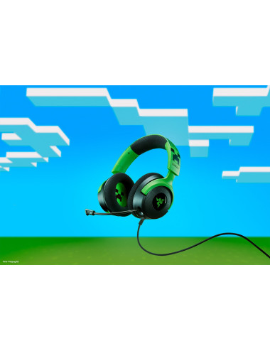 Razer Gaming Headset | Kraken V4 X | Wired | Over-Ear | Microphone | Minecraft Edition