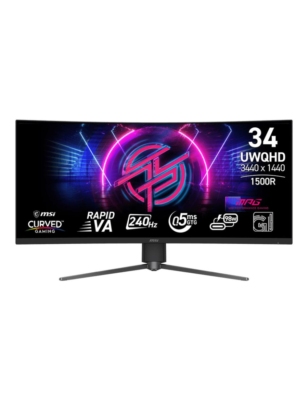 LCD Monitor|MSI|34 "|3440 x 1440 pixels|Native aspect ratio 21:9|LCD|MPG346CQRFX24