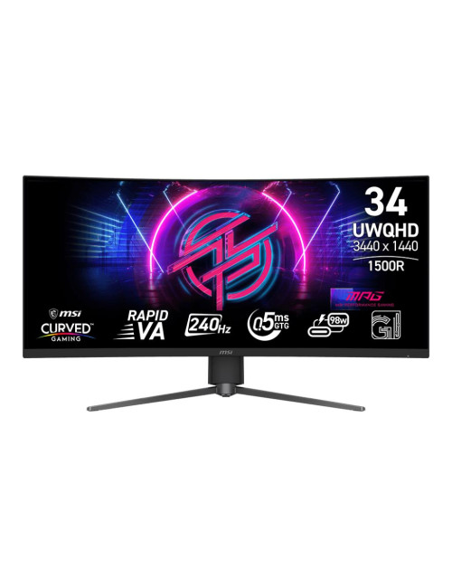 LCD Monitor|MSI|34 "|3440 x 1440 pixels|Native aspect ratio 21:9|LCD|MPG346CQRFX24