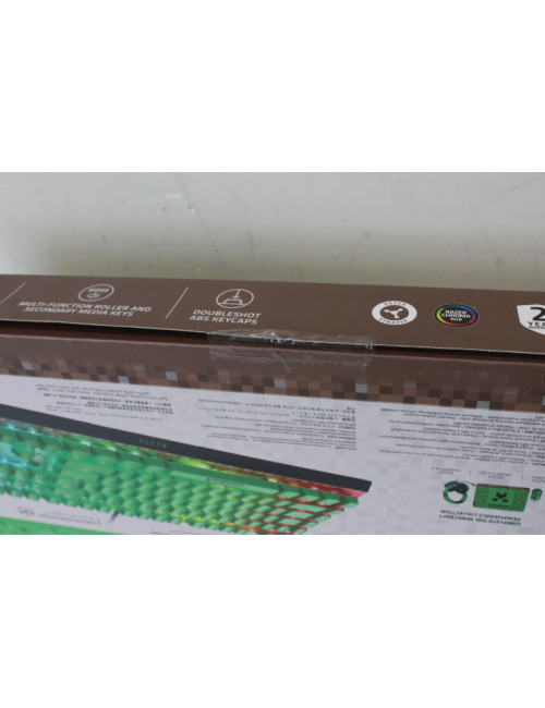 SALE OUT. Razer BlackWidow V4 X (Green Switch) - Minecraft Ed. - US Layout | Razer BlackWidow V4 X | Gaming keyboard | Wired | U