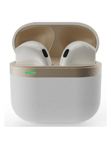 HEADSET BLUETOOTH/WHITE/GOLD TWS-02-W GEMBIRD