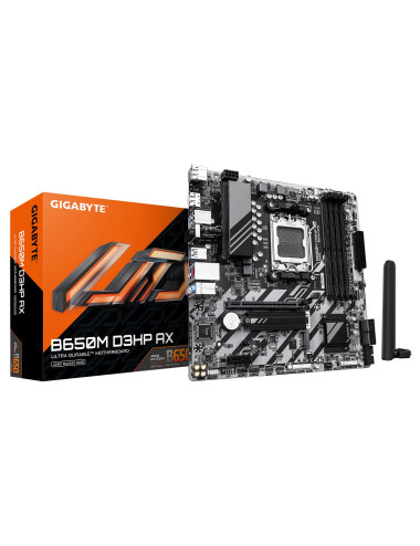 Mainboard|GIGABYTE|AMD B650|SAM5|Micro-ATX|Memory DDR5|Memory slots 4|B650MD3HPAX1.3