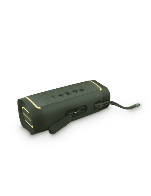 Energy Sistem | Speaker with RGB LED Lights | Yume ECO | 15 W | Waterproof | Bluetooth | Green | Portable | Wireless connection