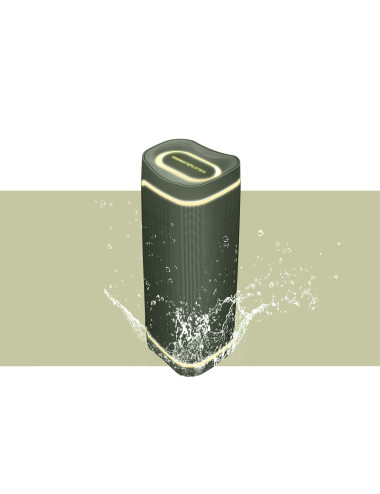 Energy Sistem | Speaker with RGB LED Lights | Yume ECO | 15 W | Waterproof | Bluetooth | Green | Portable | Wireless connection