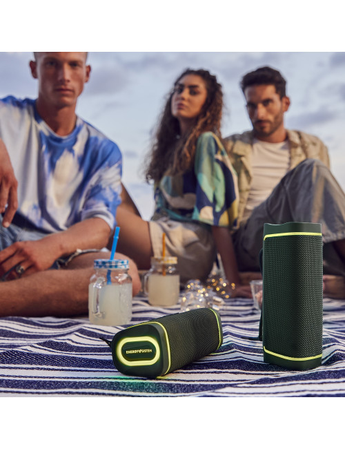 Energy Sistem | Speaker with RGB LED Lights | Yume ECO | 15 W | Waterproof | Bluetooth | Green | Portable | Wireless connection