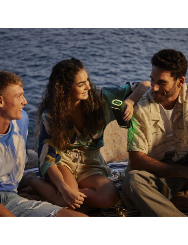 Energy Sistem | Speaker with RGB LED Lights | Yume ECO | 15 W | Waterproof | Bluetooth | Green | Portable | Wireless connection