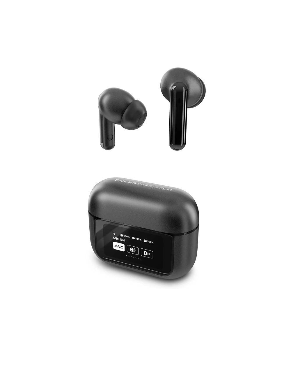 Energy Sistem True Wireless Earphones | Icon Series | Built-in microphone | Bluetooth | ANC | Graphite