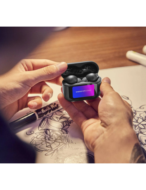 Energy Sistem True Wireless Earphones | Icon Series | Built-in microphone | Bluetooth | ANC | Graphite