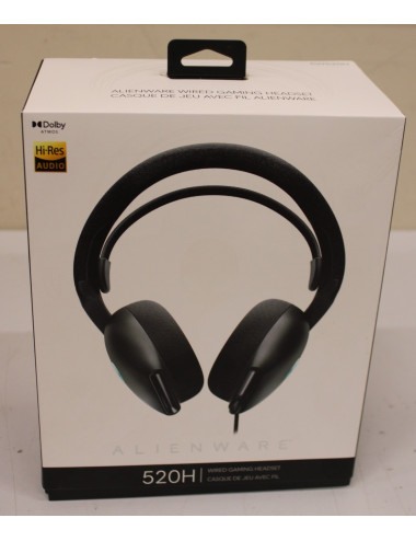 SALE OUT. Dell Alienware Wired Gaming Headset - AW520H (Dark Side of the Moon) | Dell Alienware Wired Gaming Headset | AW520H | 