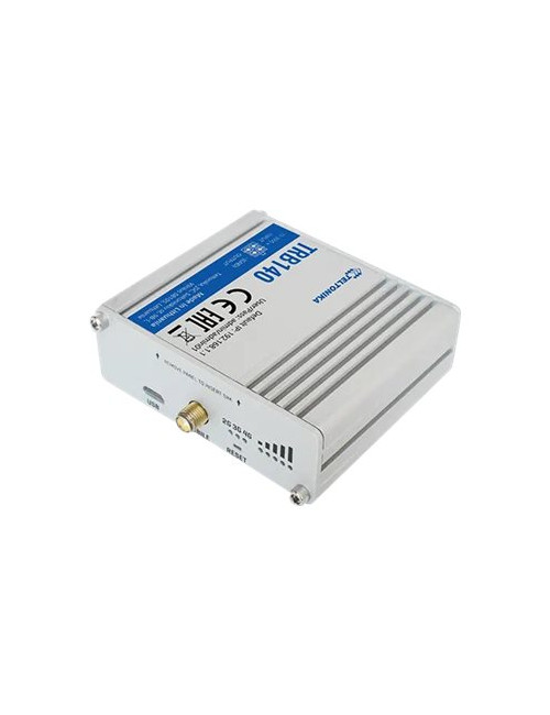 LTE Router | TRB140 | No Wi-Fi | 10/100/1000 Mbit/s | Ethernet LAN (RJ-45) ports 1 | Mesh Support No | MU-MiMO No | 2G/3G/4G | A