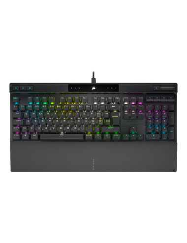 Corsair Mechanical Gaming Keyboard with PBT DOUBLE SHOT PRO Keycaps | K70 RGB PRO | Gaming keyboard | Wired | Nordic | Black | C