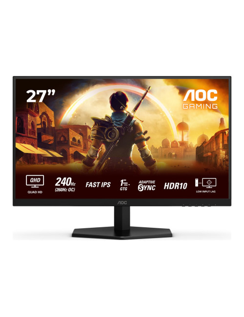 AOC Q27G42ZE | 27 " | IPS | QHD | 16:9 | 260 Hz | 1 ms | 2560 x 1440 pixels | 300 cd/m | HDMI ports quantity 1 | Black