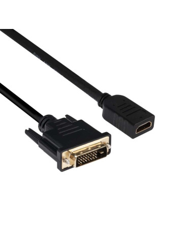 CABLE DVI-D TO HDMI 2M/M/F CAC-1211 CLUB3D