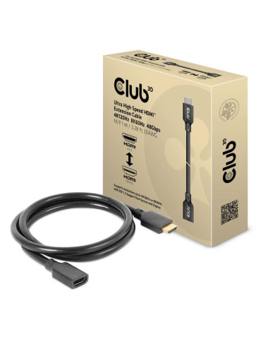 CABLE HDMI TO HDMI 1M/M/F CAC-1322 CLUB3D