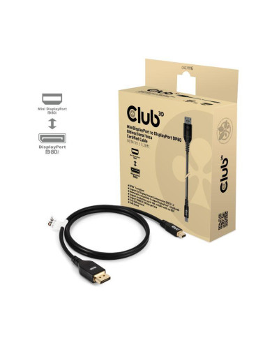CABLE MINI DP TO DP 1M/M/M CAC-1116 CLUB3D