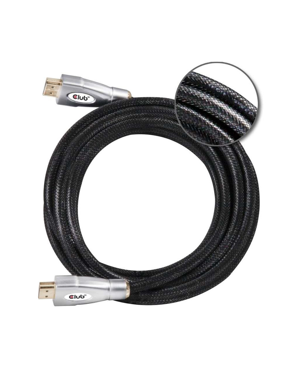 CABLE HDMI TO HDMI 5M/M/M CAC-2312 CLUB3D