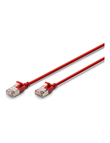 Digitus CAT 6A F-FTP Slim Patch Cable, 0.3 m | DK-1632-A-003S-R | Red