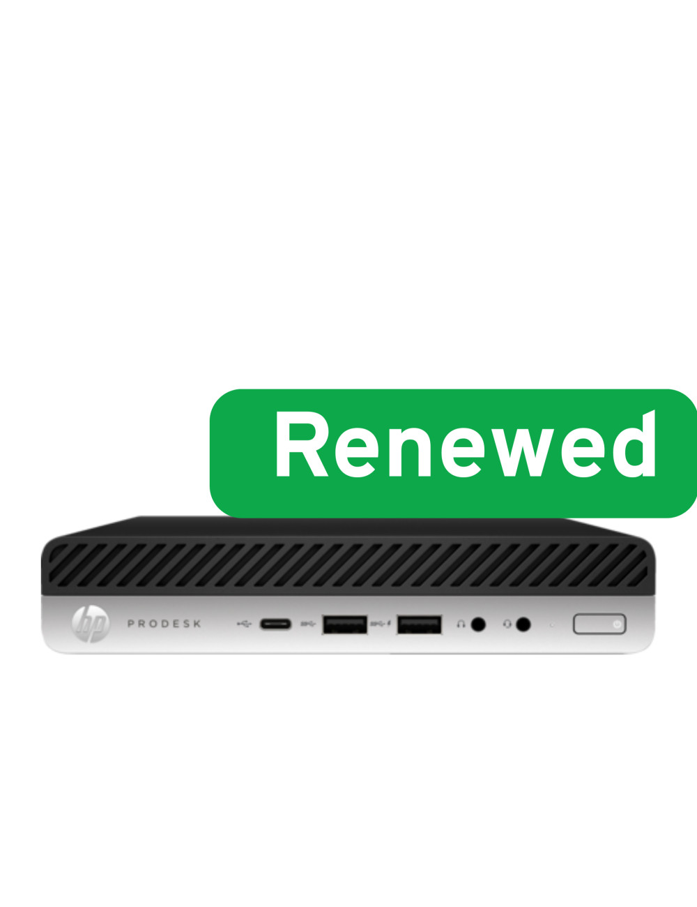 HP RENEW | Grade A | ProDesk 600 G4 Desktop Mini PC | Intel Core i3 | i3-8100T | 8 GB | SSD | 128 GB | Intel UHD Graphics 630 | 