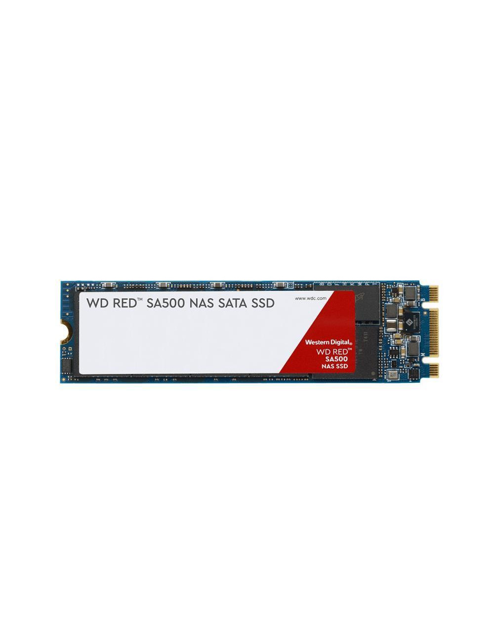 SSD|WESTERN DIGITAL|Red SA500|2TB|M.2|SATA 3.0|Write speed 530 MBytes/sec|Read speed 560 MBytes/sec|2.38mm|TBW 1300 TB|MTBF 2000